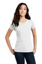 Picture of DM108L District® Women’s Perfect Blend® CVC Tee - XS-4XL White