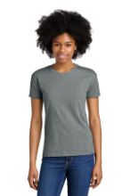 Picture of NL6600 Next Level Apparel® Women’s CVC Relaxed Tee Dark Heather Gray / S