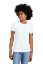 Picture of NL6600 Next Level Apparel® Women’s CVC Relaxed Tee White / L