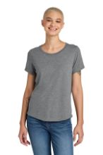 Picture of AL2015 Allmade® Women’s Relaxed Tri-Blend Scoop Neck Tee Aluminum Grey / XS