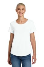 Picture of AL2015 Allmade® Women’s Relaxed Tri-Blend Scoop Neck Tee Fairly White / 2XL
