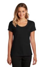 Picture of DT7501 District ® Women’s Flex Scoop Neck Tee Black / 2XL