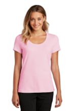 Picture of DT7501 District ® Women’s Flex Scoop Neck Tee Lilac / 2XL