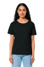 Picture of SXW008 Stanley/Stella Women’s Stella Serena Scoop Neck Tee Black / XL