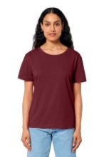 Picture of SXW008 Stanley/Stella Women’s Stella Serena Scoop Neck Tee Burgundy / XS