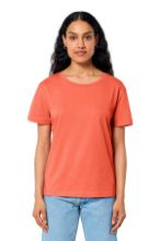 Picture of SXW008 Stanley/Stella Women’s Stella Serena Scoop Neck Tee Fiesta / L