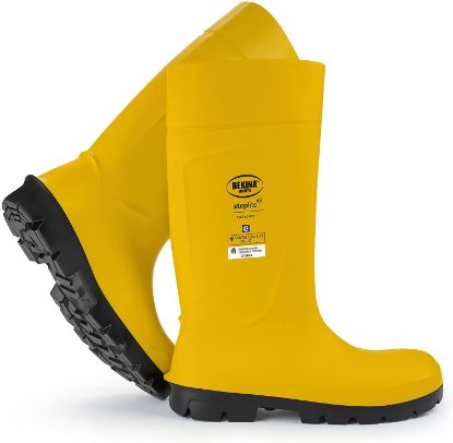 Picture of Bekina Steplite Easygrip S4 Metal Safety Toe Cap Work Boots Yellow/Black / 10