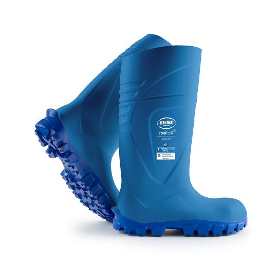 Picture of Bekina StepliteX Solidgrip S4 Metal Safety Toe Cap Work Boots Blue/Bleu / 11