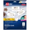 Picture of Avery Clean Edge Business Cards, 2" x 3 1/2", Matte White, 200/Pack (5871)
