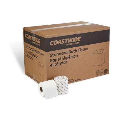 Picture of Coastwide Professional™ Toilet Paper, 2-ply, White, 500 Sheets/Roll, 96 Rolls/Case (CW26212/BP26212)
