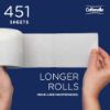 Picture of Cottonelle Professional Recycled Toilet Paper, 2-ply, White, 451 Sheets/Roll, 60 Rolls/Case (17713)