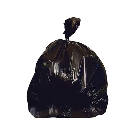 Picture of Heritage 12-16 Gallon Industrial Trash Bag, 24" x 32", Low Density, 0.7 Mil, Black, 500 Bags/Box (H4832HK)