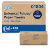 Picture of Scott Essential Recycled Multifold Paper Towels, 1-ply, 250 Sheets/Pack, 16 Packs/Carton (01804)