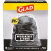 Picture of Glad 30 Gallon Large Drawstring Trash Bags, 90/Box (78952)