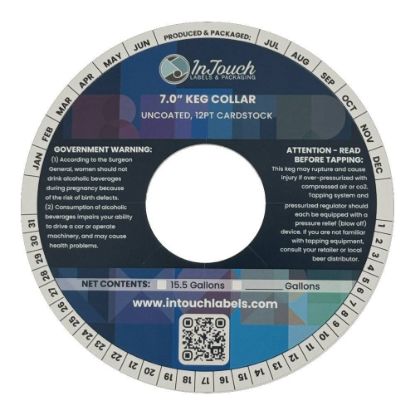 Picture of InTouch Labels - 7" Keg Collars