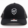 Picture of Classic Trucker Hat Black W/ White Logo