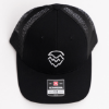 Picture of Classic Trucker Hat Black W/ White Logo