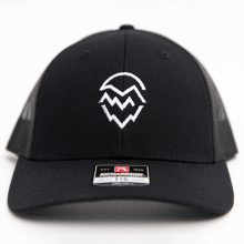 Picture of Classic Trucker Hat Black W/ White Logo Classic Trucker Hat Black W/ White Logo