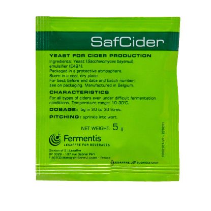 Picture of Fermentis Safcider Dry Yeast 5g