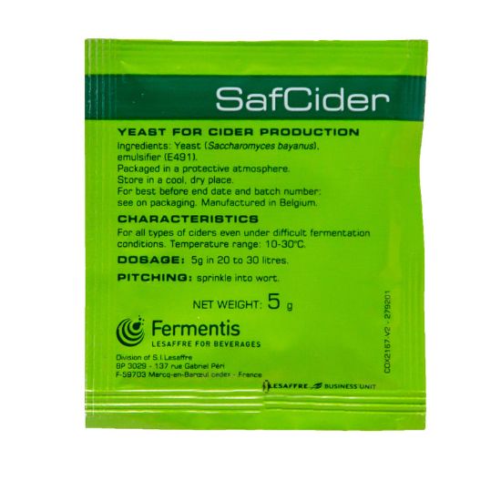 Picture of Fermentis Safcider Dry Yeast 5g
