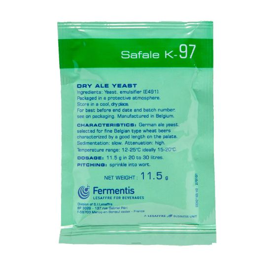 Picture of Fermentis Safale K-97 German Ale Dry Yeast 11.5g