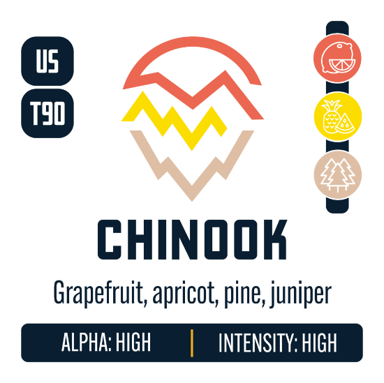 Picture of Chinook Hops 11lb / 2025