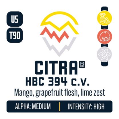 Picture of Citra® HBC 394 c.v. T-90 Hop Pellets - 11lb