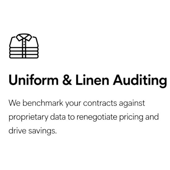 Picture of P3 Cost Analysts — Uniforms and linens