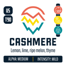 Picture of Cashmere Hops - 11lb / 2025