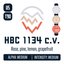 Picture of HBC 1134 Hops - 11lb / 2025