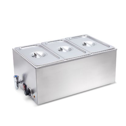 Picture of SYBO Bain Marie Buffet Food Warmer - 3 Section With Tap