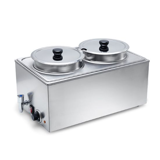 Picture of SYBO Bain Marie Buffet Food Warmer - 2 Round Pots With Tap