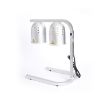 Picture of SYBO Food Heat Lamp Warmer, 2-Bulb, Silver